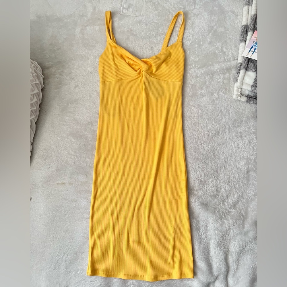 Yellow summer dress